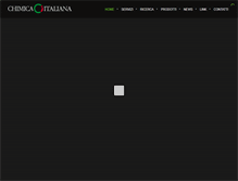 Tablet Screenshot of chimicaitaliana.com
